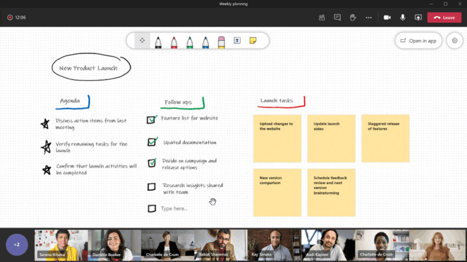 I-Experts - blog - Microsoft Teams nieuwe functies - whiteboard